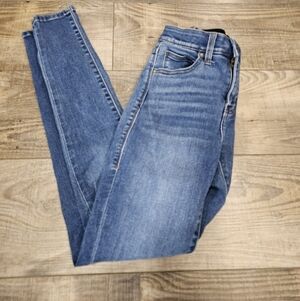 LuLaRoe Womens 24 Waist Skinny Jeans in Medium Blue Wash Denim